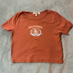 Obsessive Love shirt with California logo; Size: L